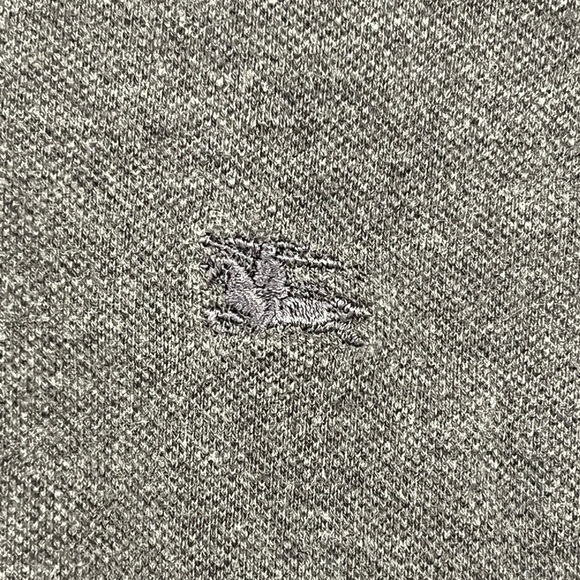 Burberry London Grey Polo Dress - Ruffled Collar, Classic Fit, Size M, Designer - Picture 4 of 9